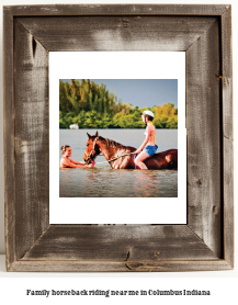 family horseback riding near me in Columbus, Indiana